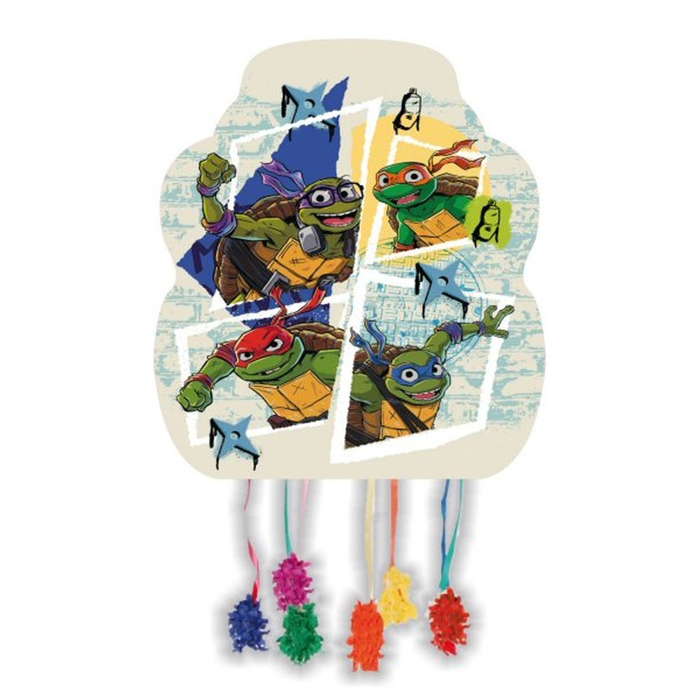 Teenage Mutant Ninja Turtles Pinata - 1 stk (33 x 46 cm) | Teenage Mutant Ninja Turtles Pinata - Temashop