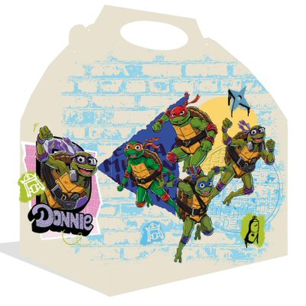 Teenage Mutant Ninja Turtles Gaveæsker (16 x 16 x 10,5 cm) | Teenage Mutant Ninja Turtles Poser / Goodiebags - Temashop