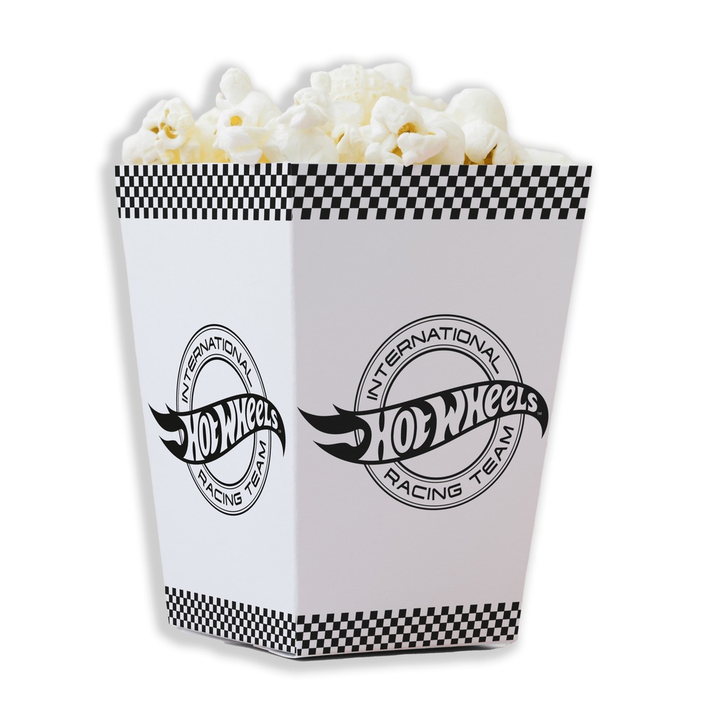 Hot Wheels Popcornbægre - 12 stk (12 x 5 x 5 cm) | Hot Wheels Bægre - Temashop