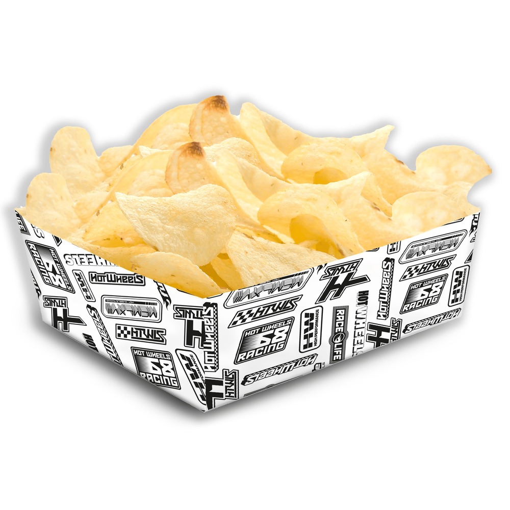 Hot Wheels Popcornbægre - 12 stk (15 x 11 x 6 cm) | Hot Wheels Bægre - Temashop