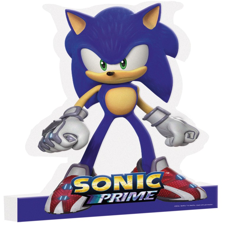 Sonic Prime Dekorationsfigur - 1 stk (30 x 22,2 cm) | Sonic Dekorationsfigurer - Temashop
