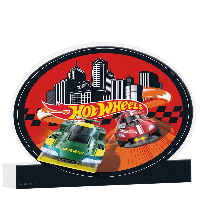 Hot Wheels Dekorationsfigur - 1 stk (28,5 x 26,5 cm) | Hot Wheels Dekorationsfigurer - Temashop