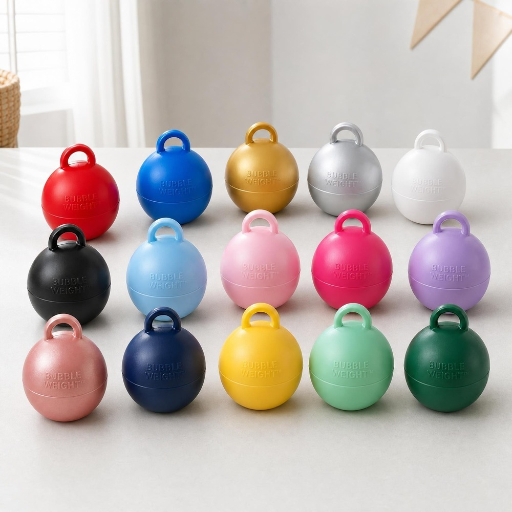 Bubble Ballonvægt - 1 stk (4,5 cm) | Lilla tema Ballonvægte - Temashop