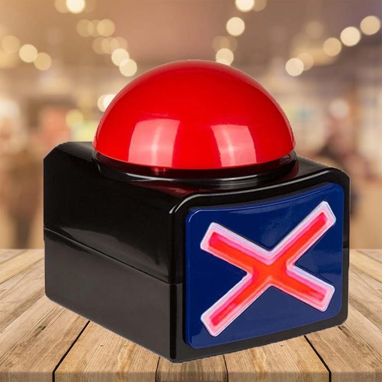 Buzzer Med Lys & Lyd - Temashop