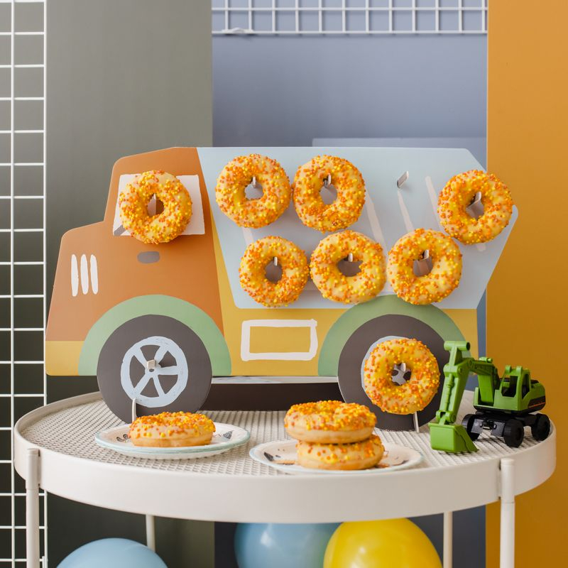 Byggeplads Donutvæg - 1 stk (61 x 37,5 cm) | Bygmester Vægopsats - Temashop