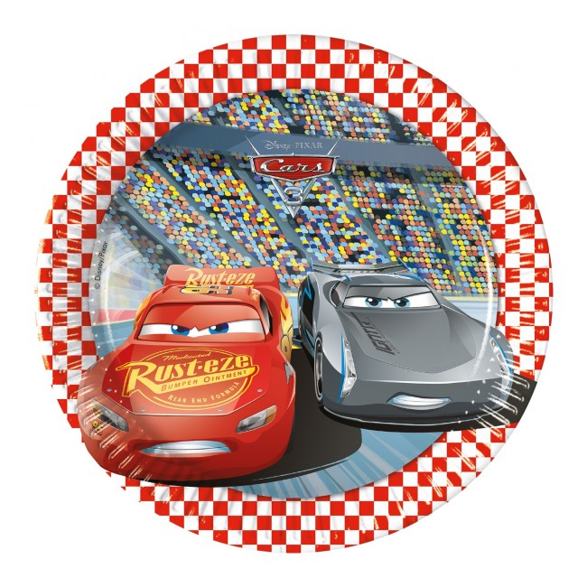 CarsÂ® 3 Paptallerkener