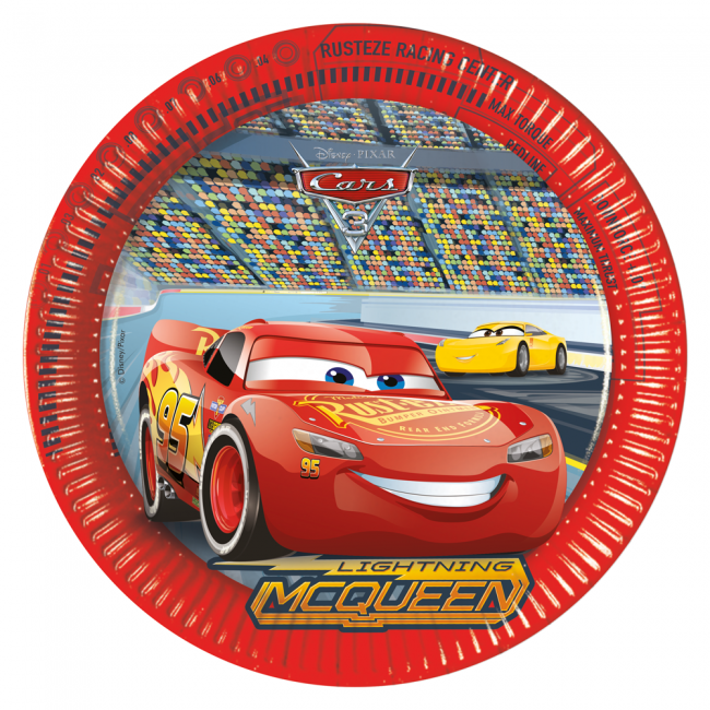 CarsÂ® 3 Paptallerkener