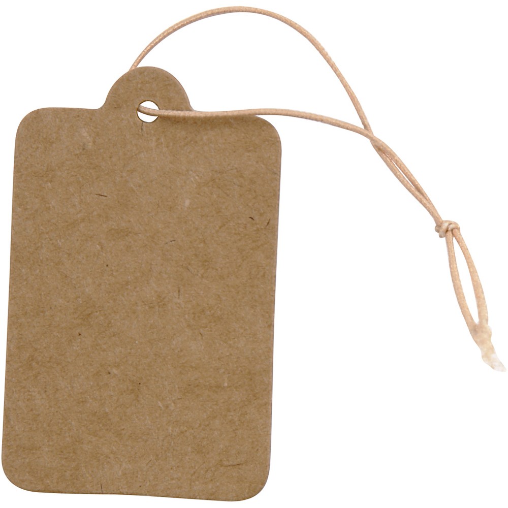 Gavemærker Kraft - 100 stk (25 x 40 mm) - Temashop