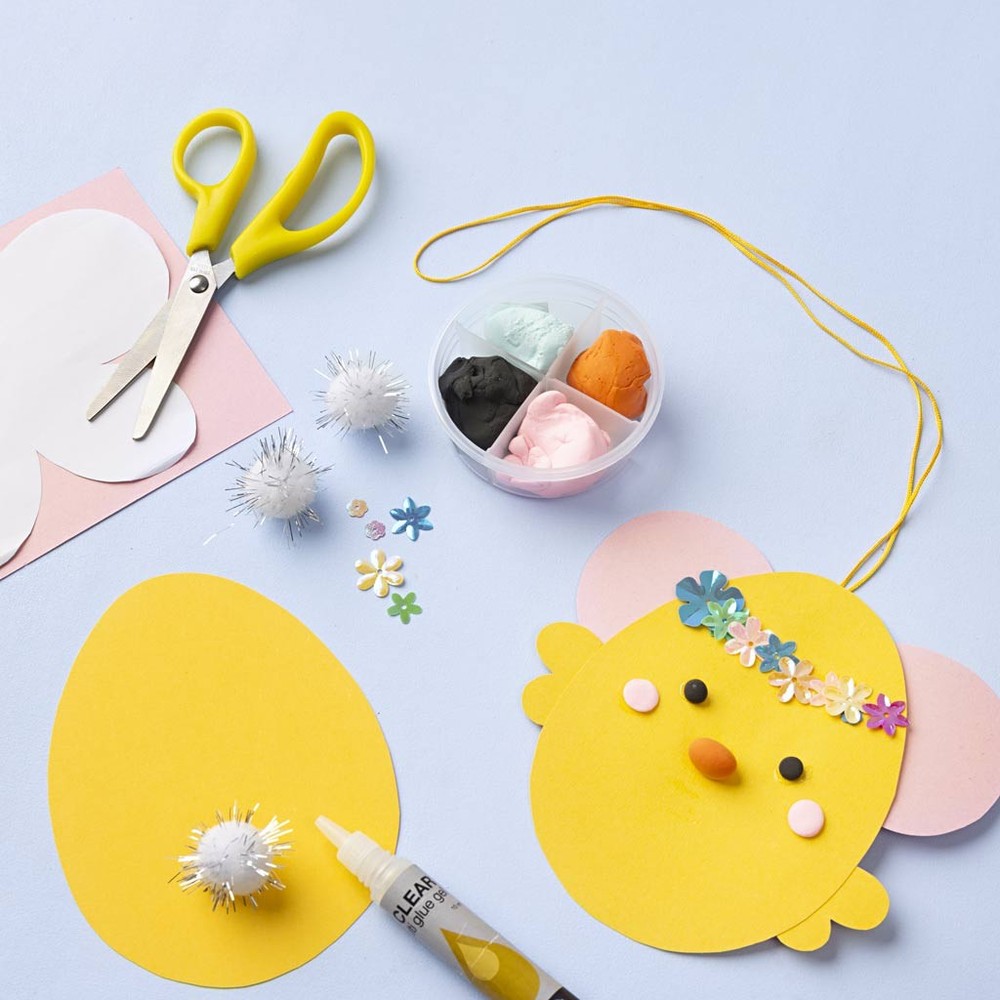 Påskekyllinger, DIY - 1 sæt | Påske DIY pakke - Temashop