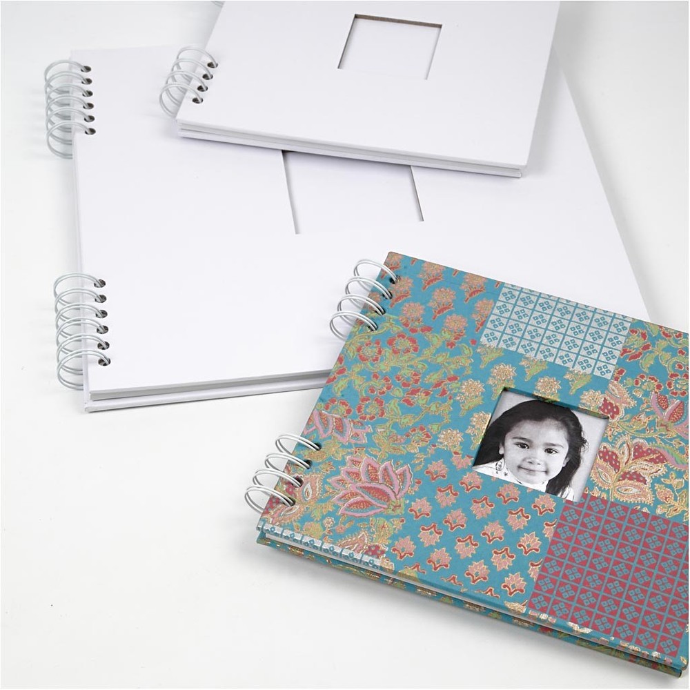 Scrapbog Hvid (20 x 20 cm) | Hvidt tema Bøger - Temashop