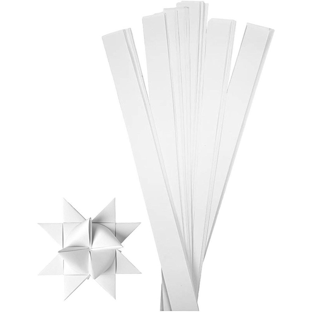 Stjernestrimler Hvid 73 cm x 25 mm