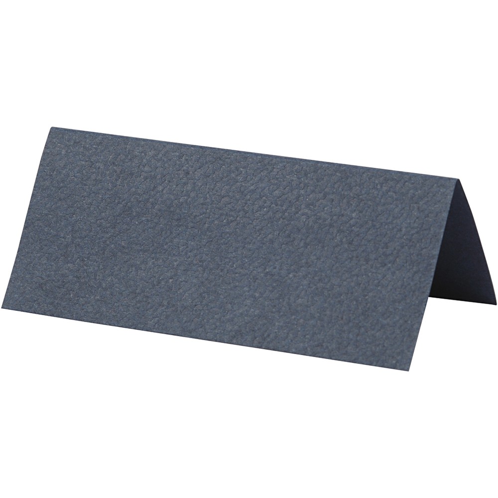 Bordkort Blå - 20 stk (9 x 4 cm) | Blåt tema Bordnumre / bordkort / holdere - Temashop