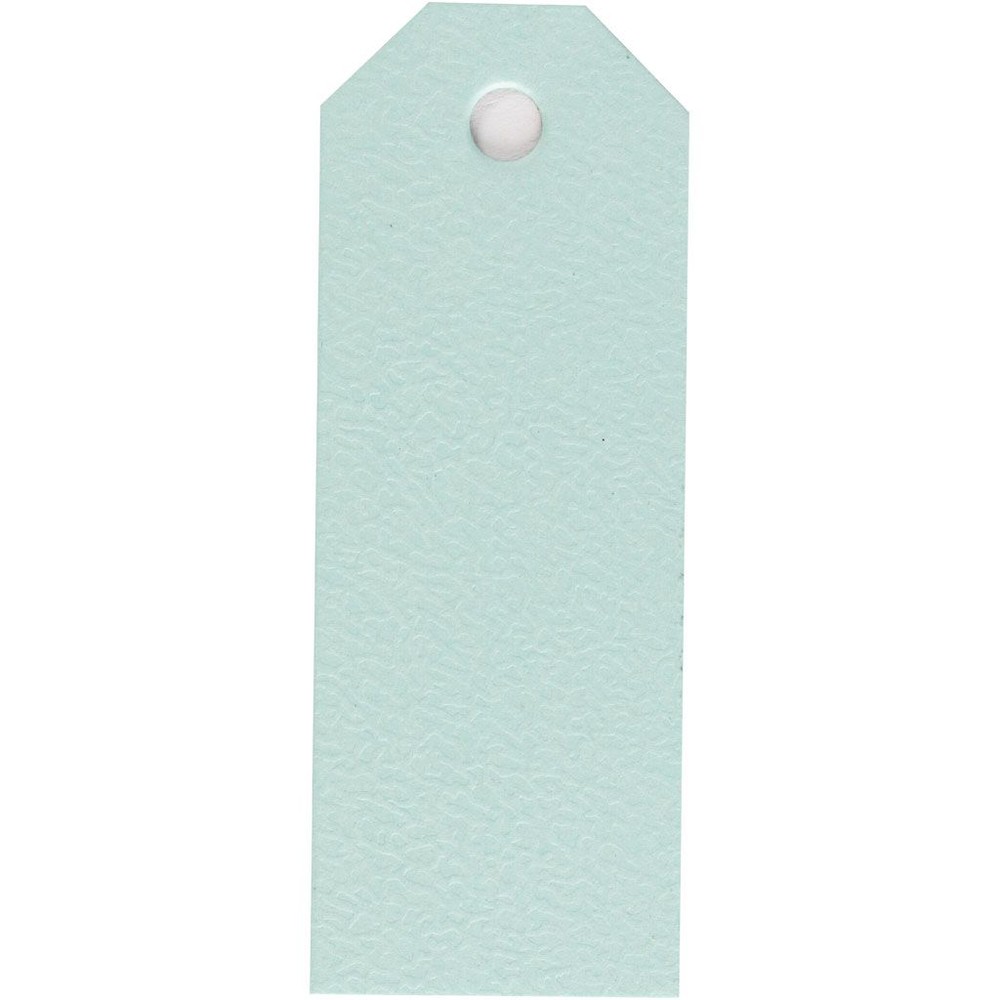 Manillamærker Lyseblå - 20 stk (3 x 8 cm) | Lyseblåt Tema Bordnumre / bordkort / holdere - Temashop