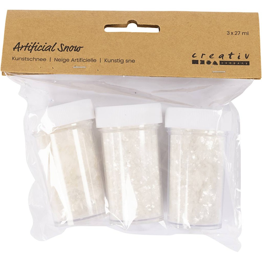 Kunstig Sne - 3 stk (27 ml) | Jul Julepynt - Temashop