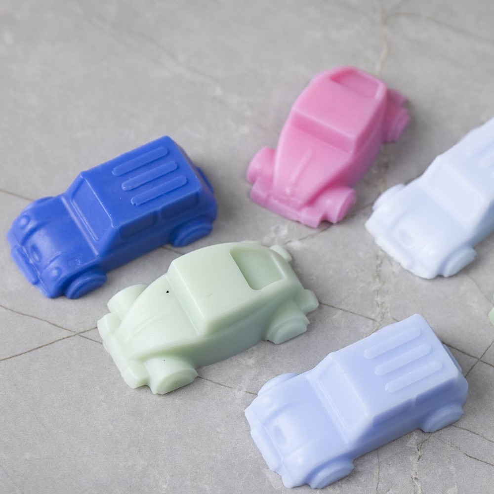 Silikoneform Biler - 1 stk (2,5 x 3 x 4,5 cm) | Cars DIY tilbehør - Temashop