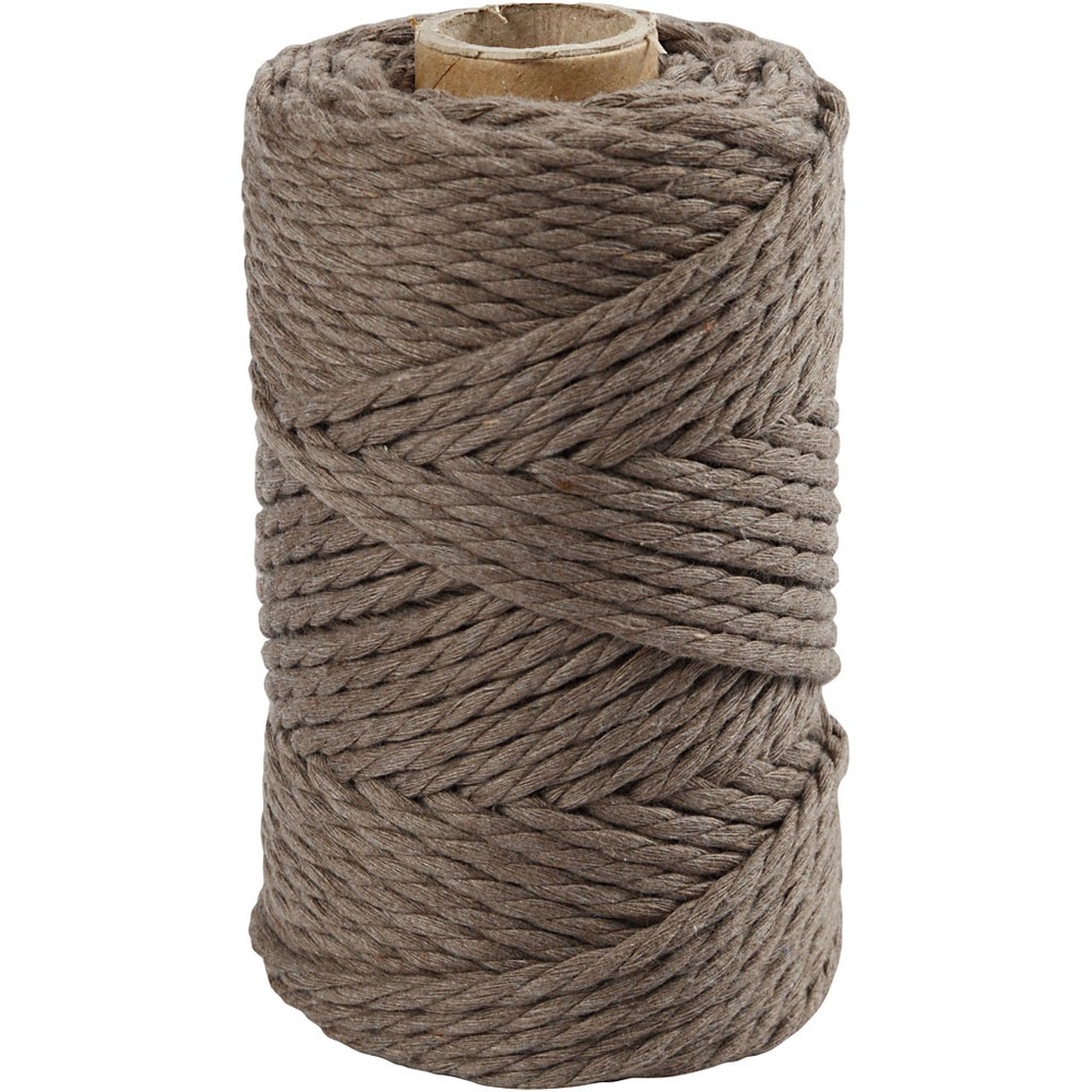 Macramé Reb Brun - 1 stk (4 mm x 55 m) | Brun Tema Stof / tekstil - Temashop