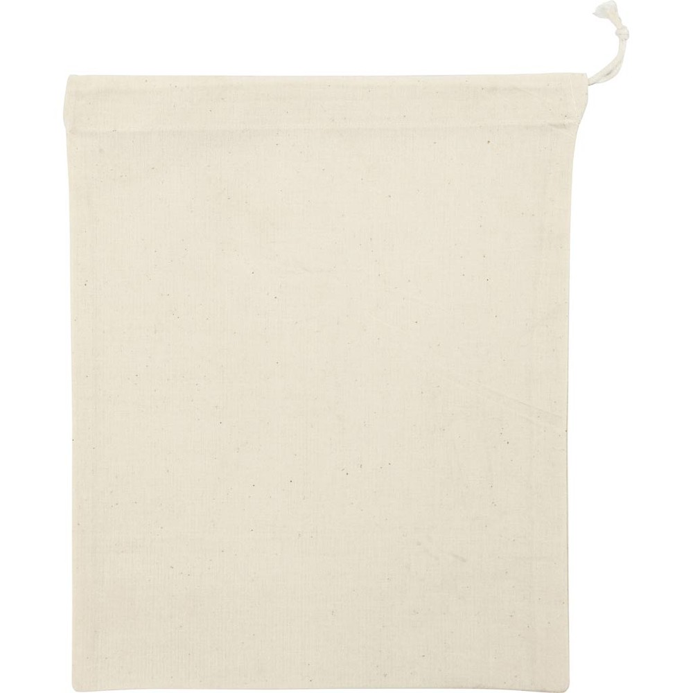 Bomulds Stofpose Beige - 5 stk (21 x 25 cm) - Temashop