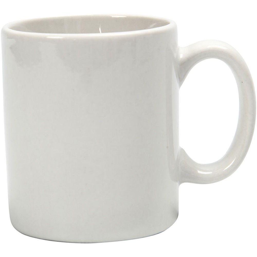 Hvidt Porcelænskrus 120 ml (120 ml) | Hvidt tema Krus - Temashop