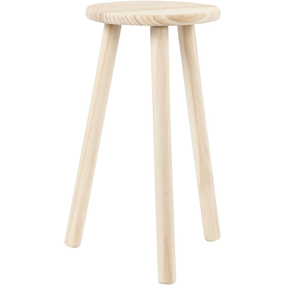Piedestal I Træ - 1 stk (50 x Ø 26 cm) - Temashop