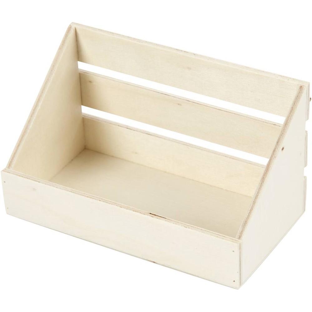 Træ Væghylde Beige - 1 stk (13 x 7,2 x 7,5 cm) - Temashop