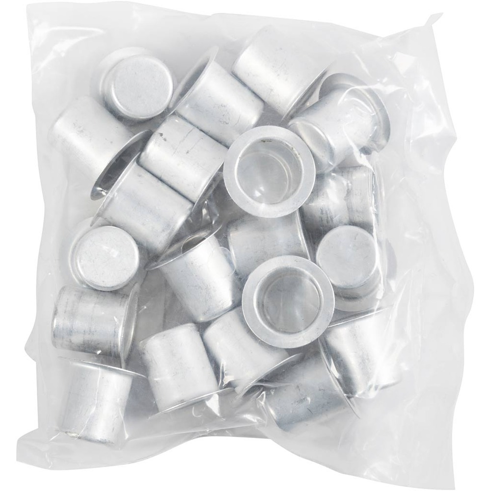 Lysmanchetter - 20 stk (15 x Ø 12 mm) | Jul Lys / lysestager - Temashop