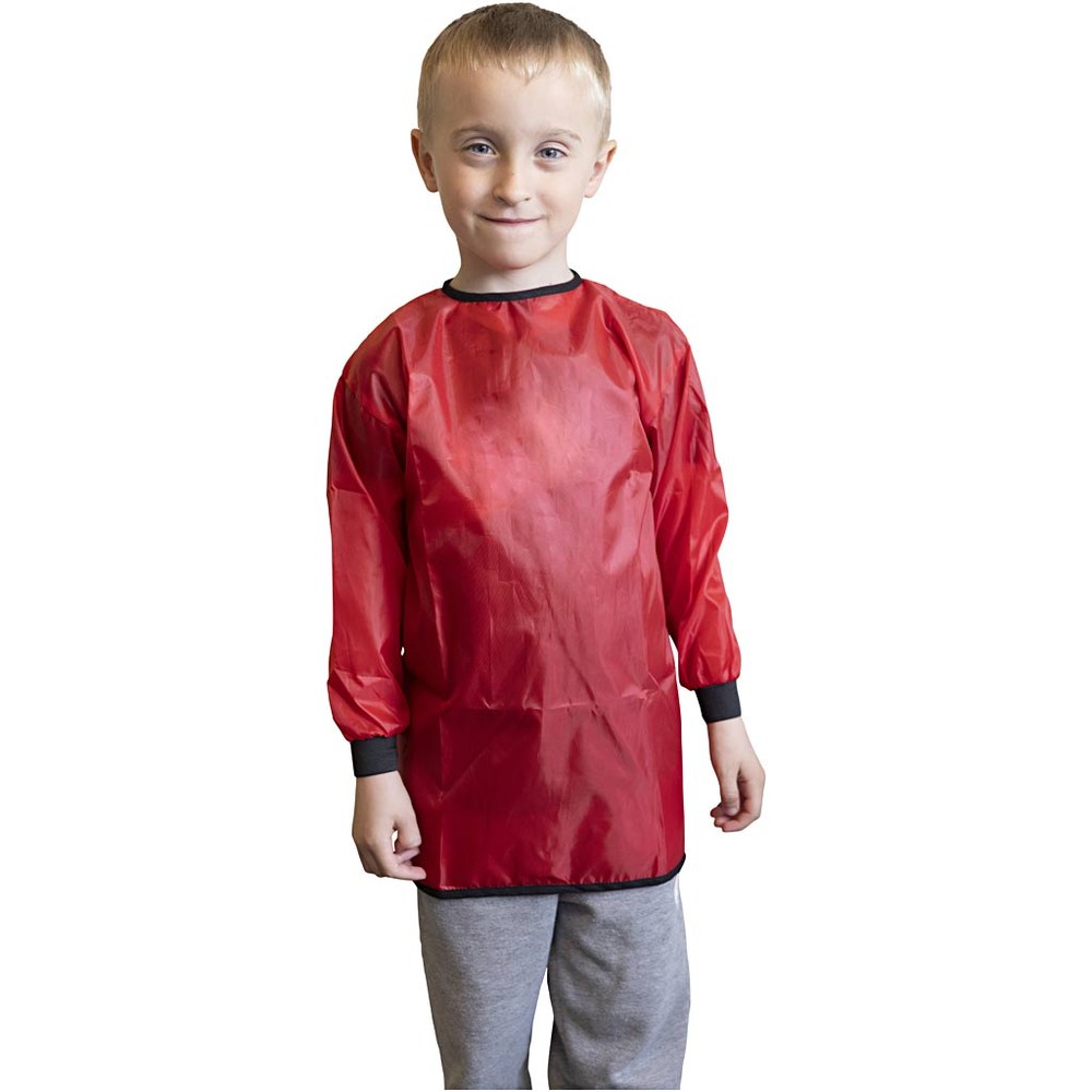 Rød Malerkittel (55 cm) | Rødt tema Forklæder - Temashop