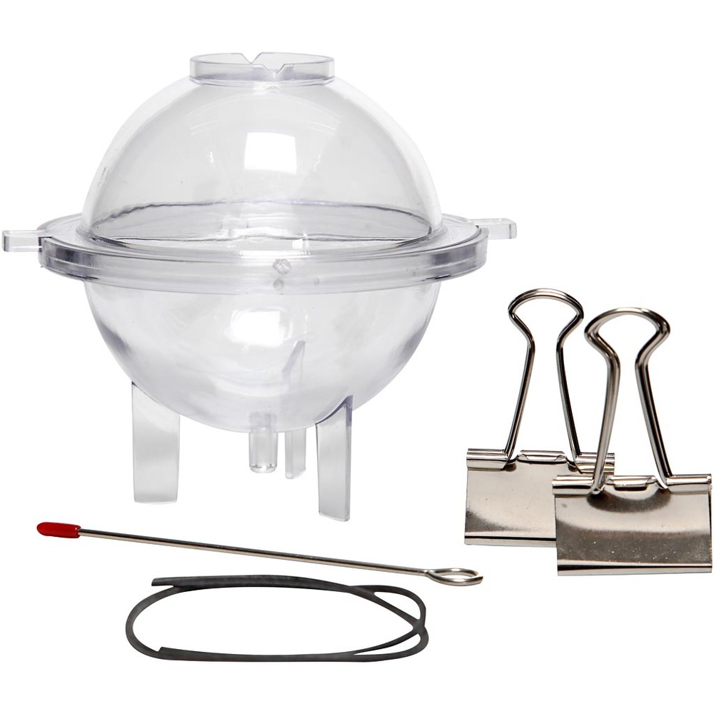 Kugle Lysstøbeform - 1 stk (Ø 80 mm) - Temashop