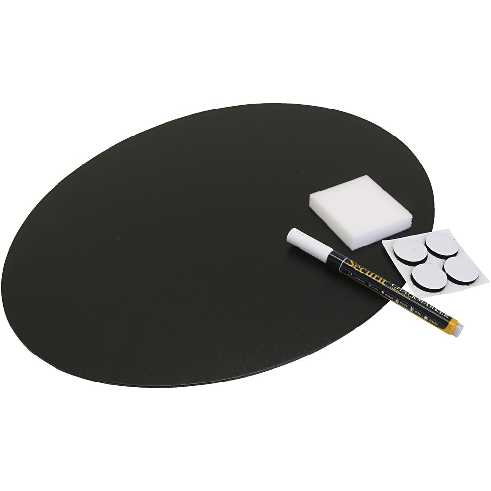 Boble Tavle Sort (27,3 x 47 x 0,3 cm) - Temashop