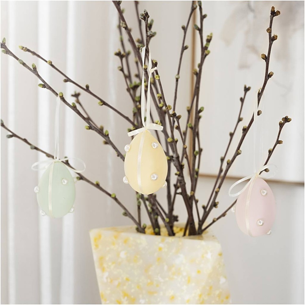 Påskeæg Dekoration, DIY - 3 stk | Påske DIY pakke - Temashop