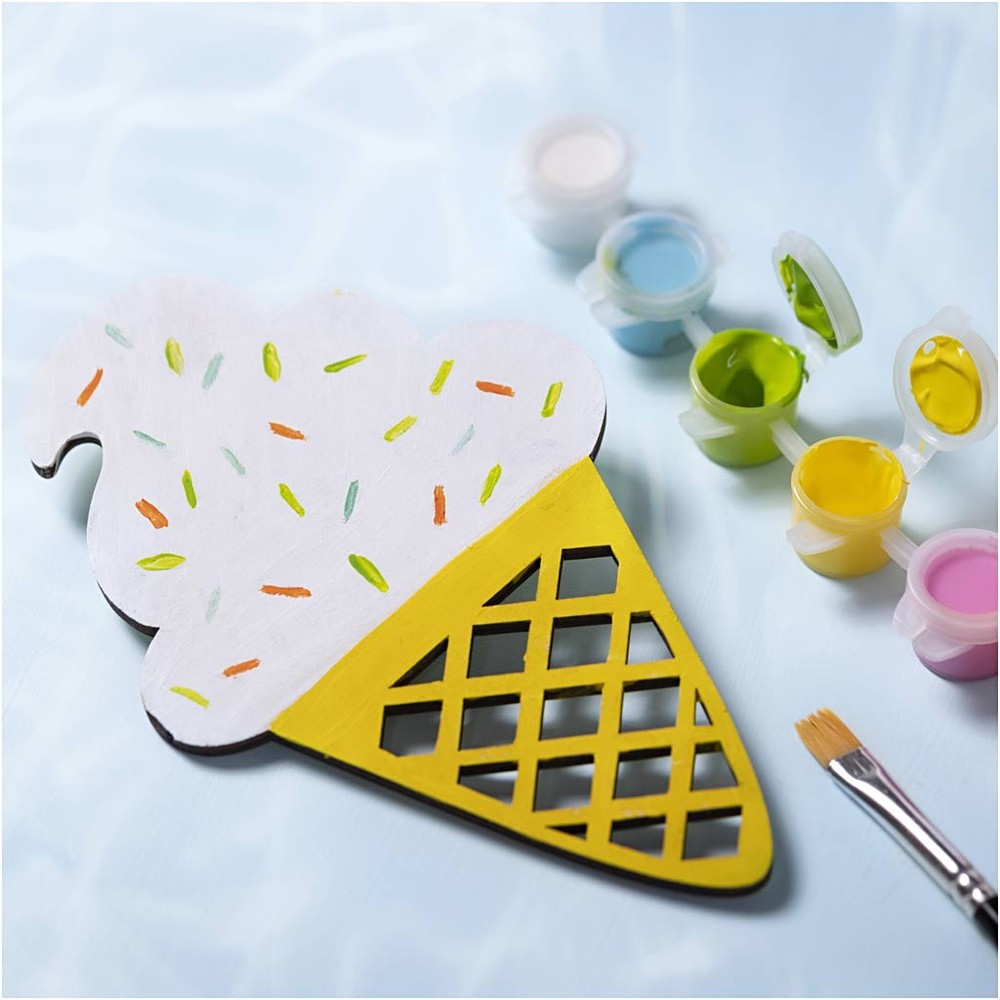 Isvaffel DIY - 1 sæt (16 x 18,5 x 2 cm) | Mad DIY pakke - Temashop