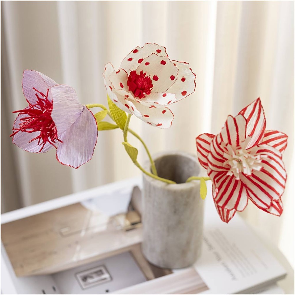 Blomster DIY 18 x 17 x 2,4 cm - 1 sæt (18 x 17 x 2,4 cm) | Blomst DIY pakke - Temashop