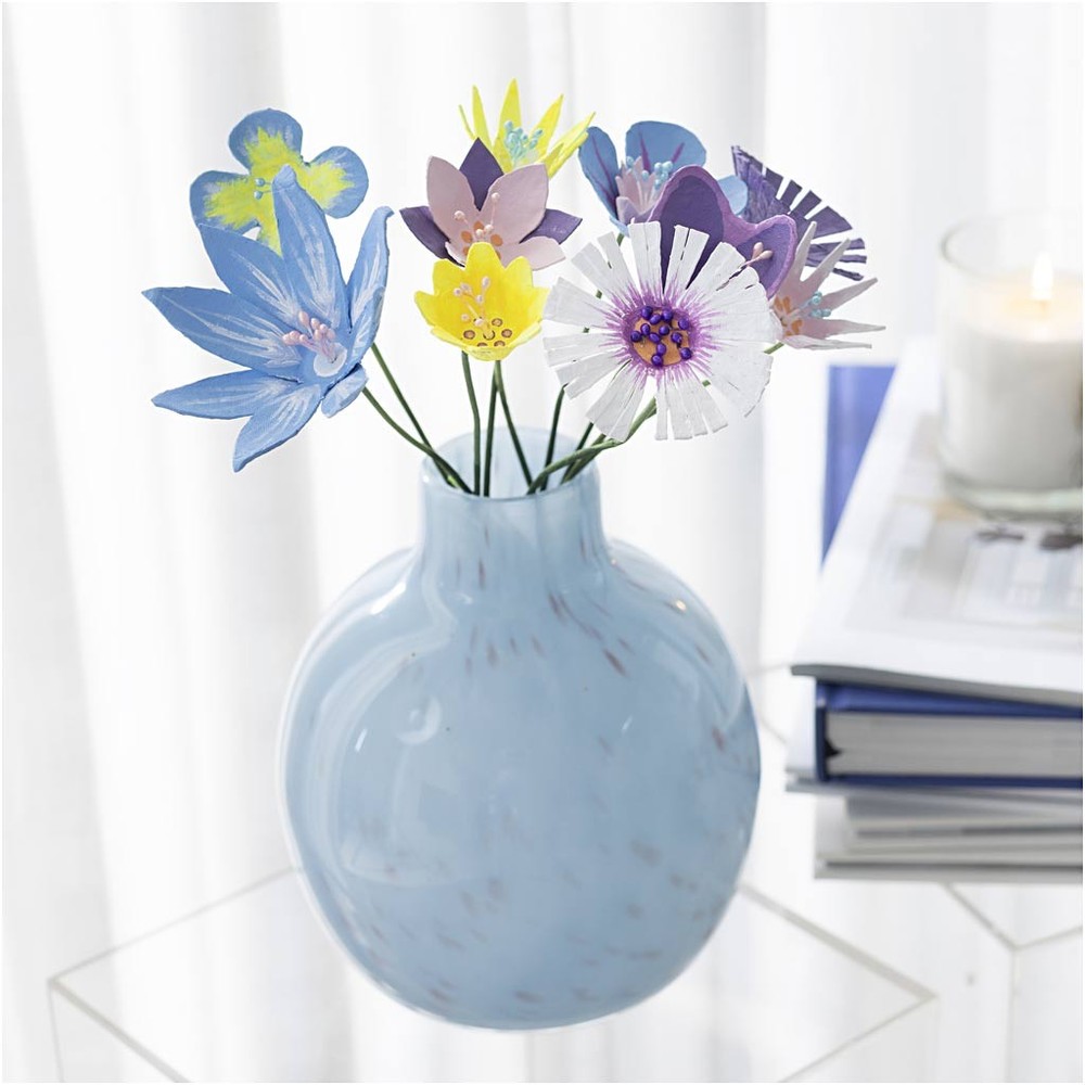 Blomster DIY - 1 sæt | Blomst DIY pakke - Temashop