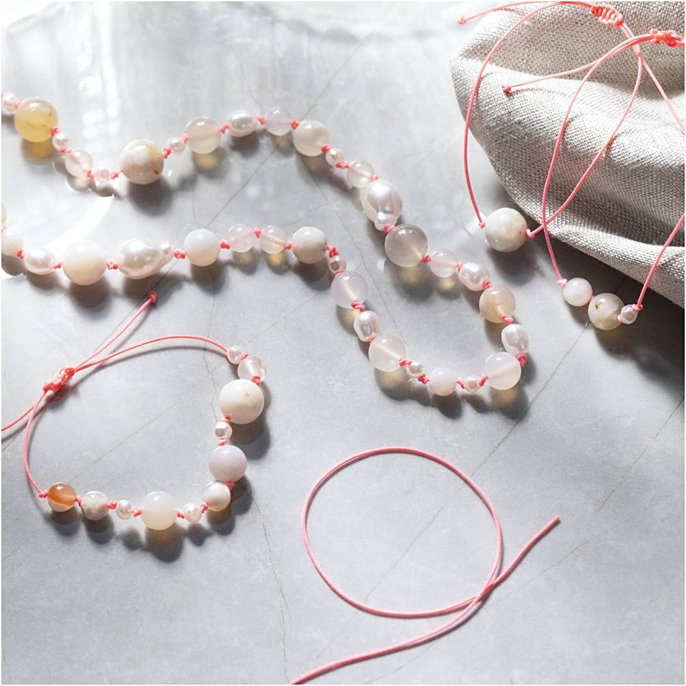 Smykker DIY Lyserød - 1 sæt | Pink tema DIY pakke - Temashop