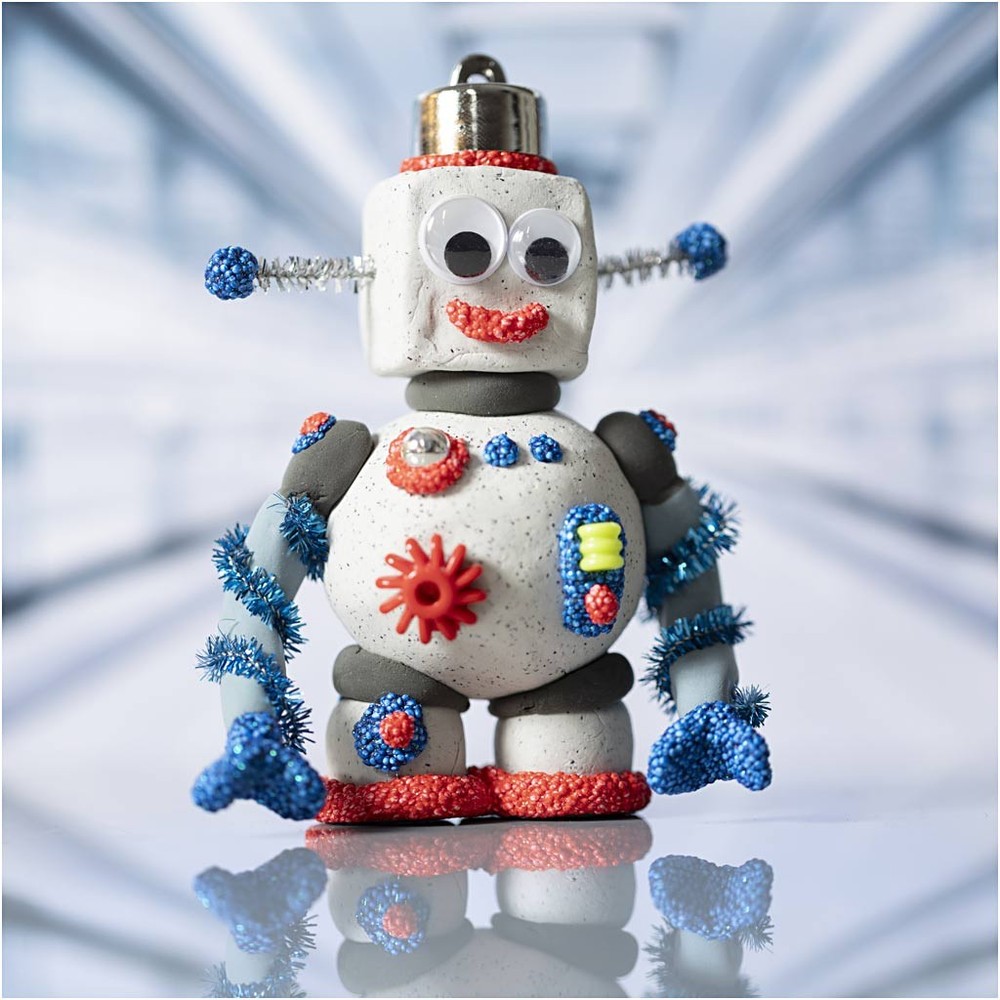 Robot Modelleringssæt DIY - 1 sæt | Robot DIY pakke - Temashop