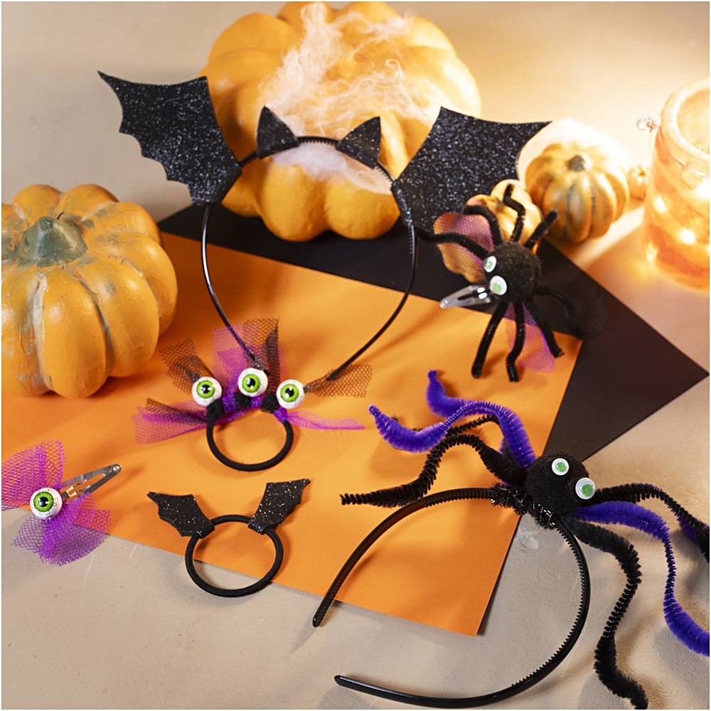 Halloween Hårpynt, DIY | Halloween DIY pakke - Stof & DIY - Temashop