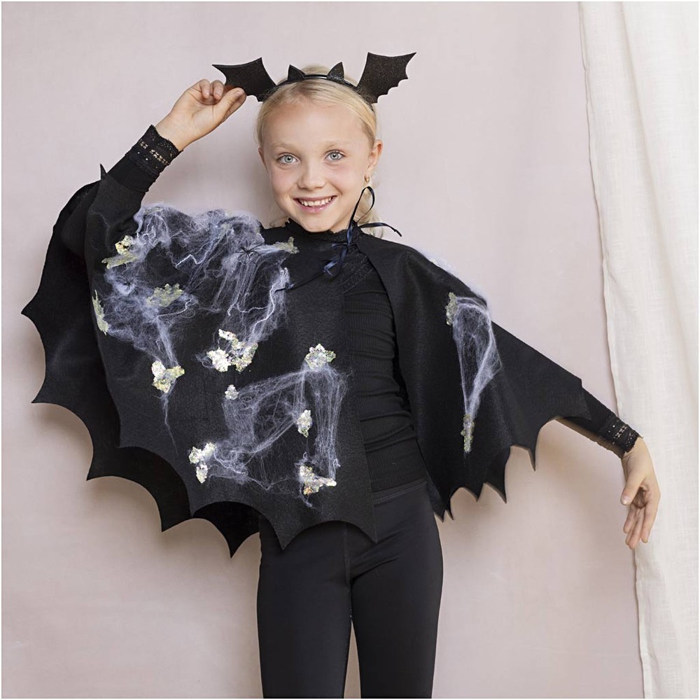 Flagermus Børnekostume, DIY | Flagermus udklædning til børn - Temashop