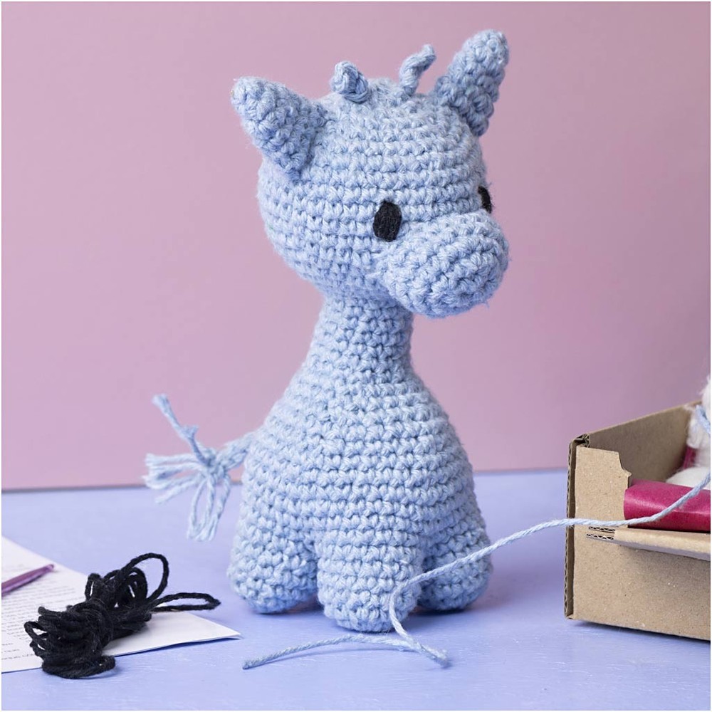 Giraf DIY Lyseblå - 1 sæt | Giraf DIY pakke - Temashop