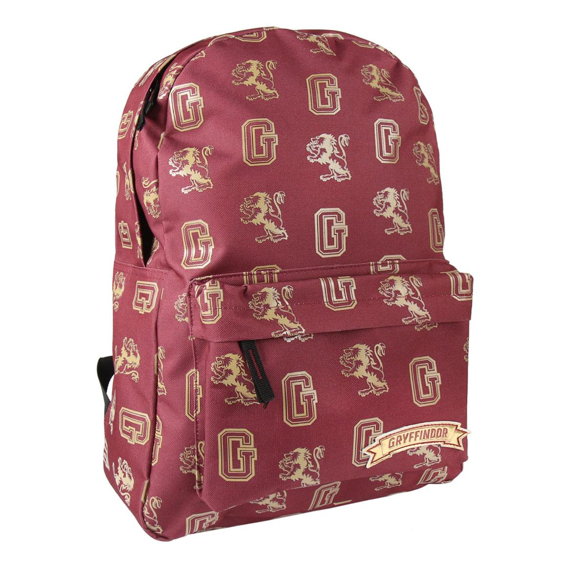 Harry Potter Gryffindor Skoletaske (44 x 30 x 12 cm) | Harry Potter Taske / Pung - Temashop