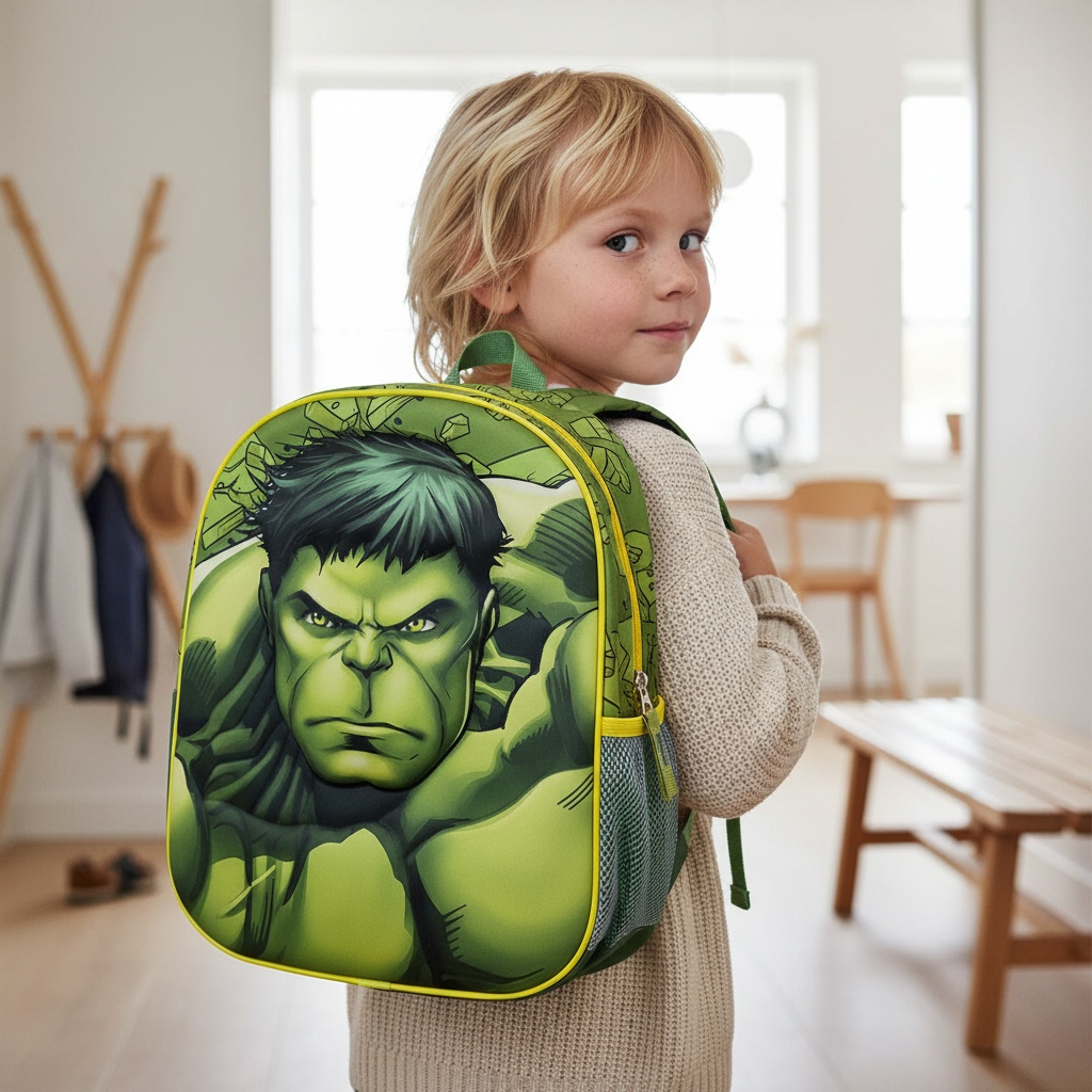 AvengersÂ® 3D Hulk Rygsæk Grøn