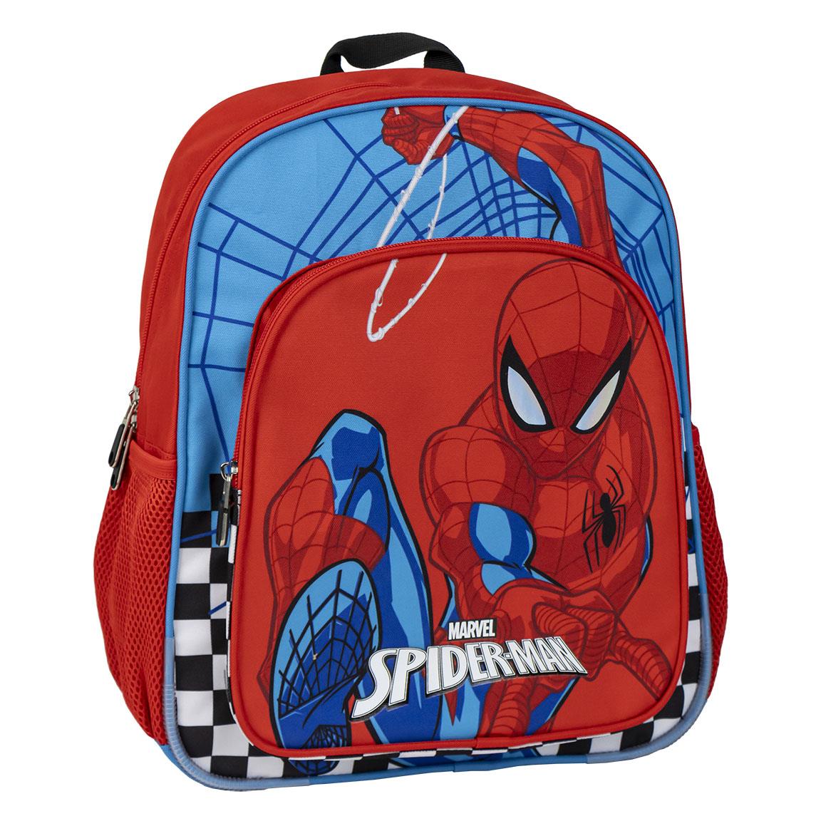 Spiderman Skoletaske Rød (38 x 31 x 12 cm) | Spider-Man Taske / Pung - Temashop