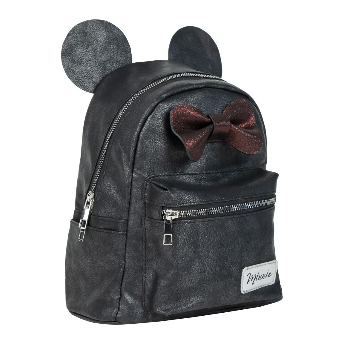 Minnie Mouse Ører Rygsæk Sort (28 x 22 x 11,5 cm) | Minnie Mouse Taske / Pung - Temashop