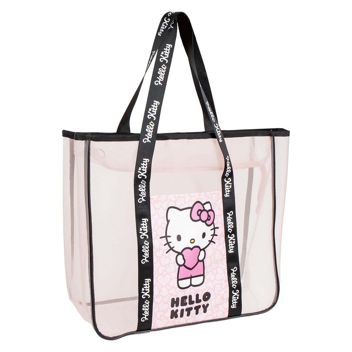 Hello Kitty Premium Strandtaske (62 x 39 x 20 cm) | Hello Kitty Taske / Pung - Temashop