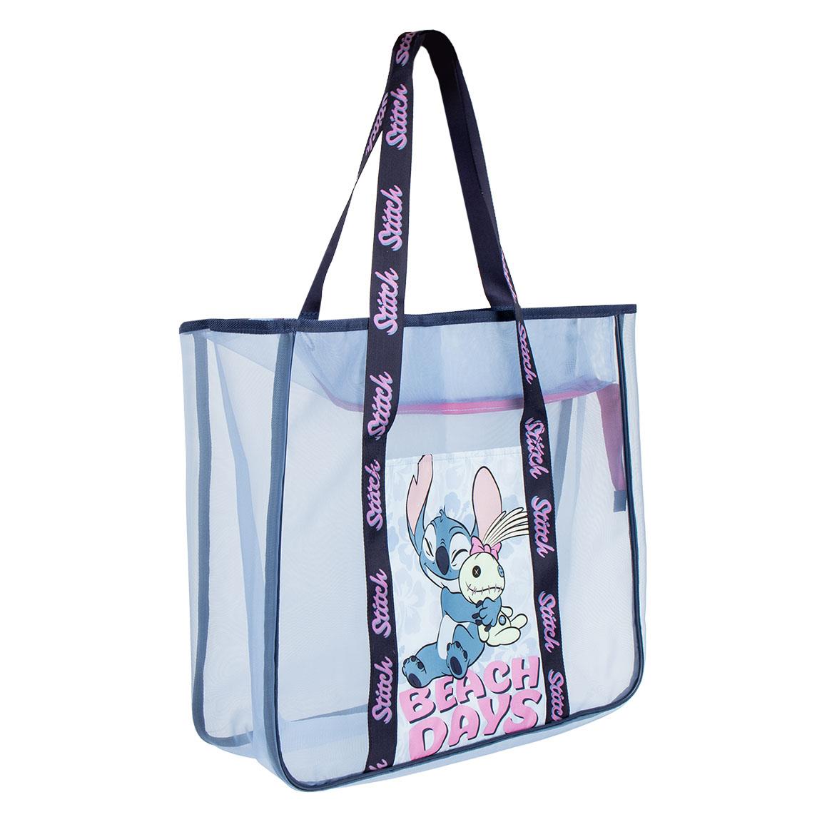 Stitch Strandtaske Blå (62 x 39 x 20 cm) | Stitch Taske / Pung - Temashop