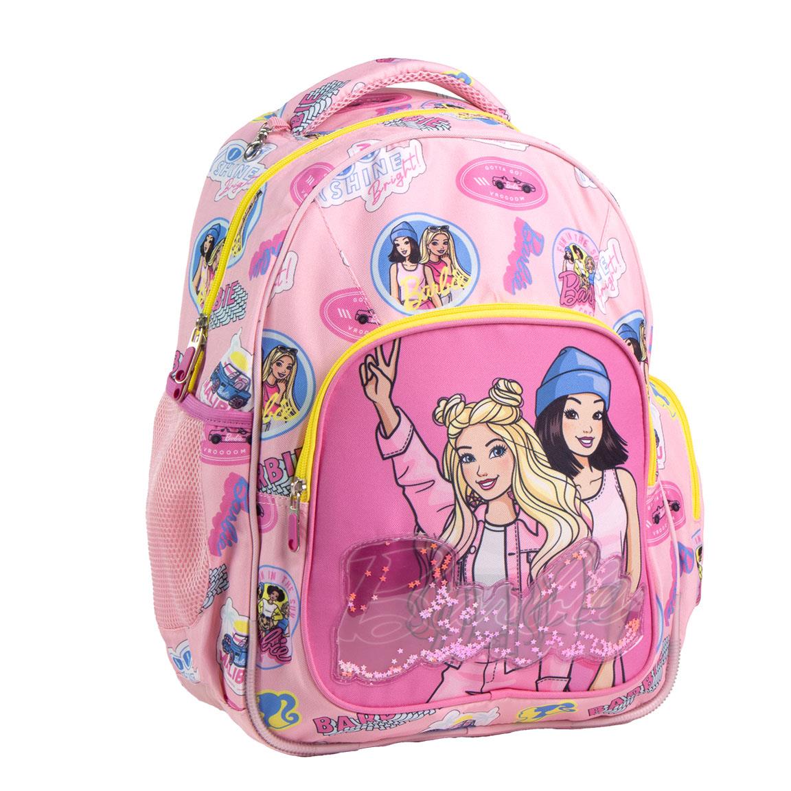 Barbie Veninder Skoletaske Lyserød (42 x 32 x 20 cm) | Barbie Taske / Pung - Temashop