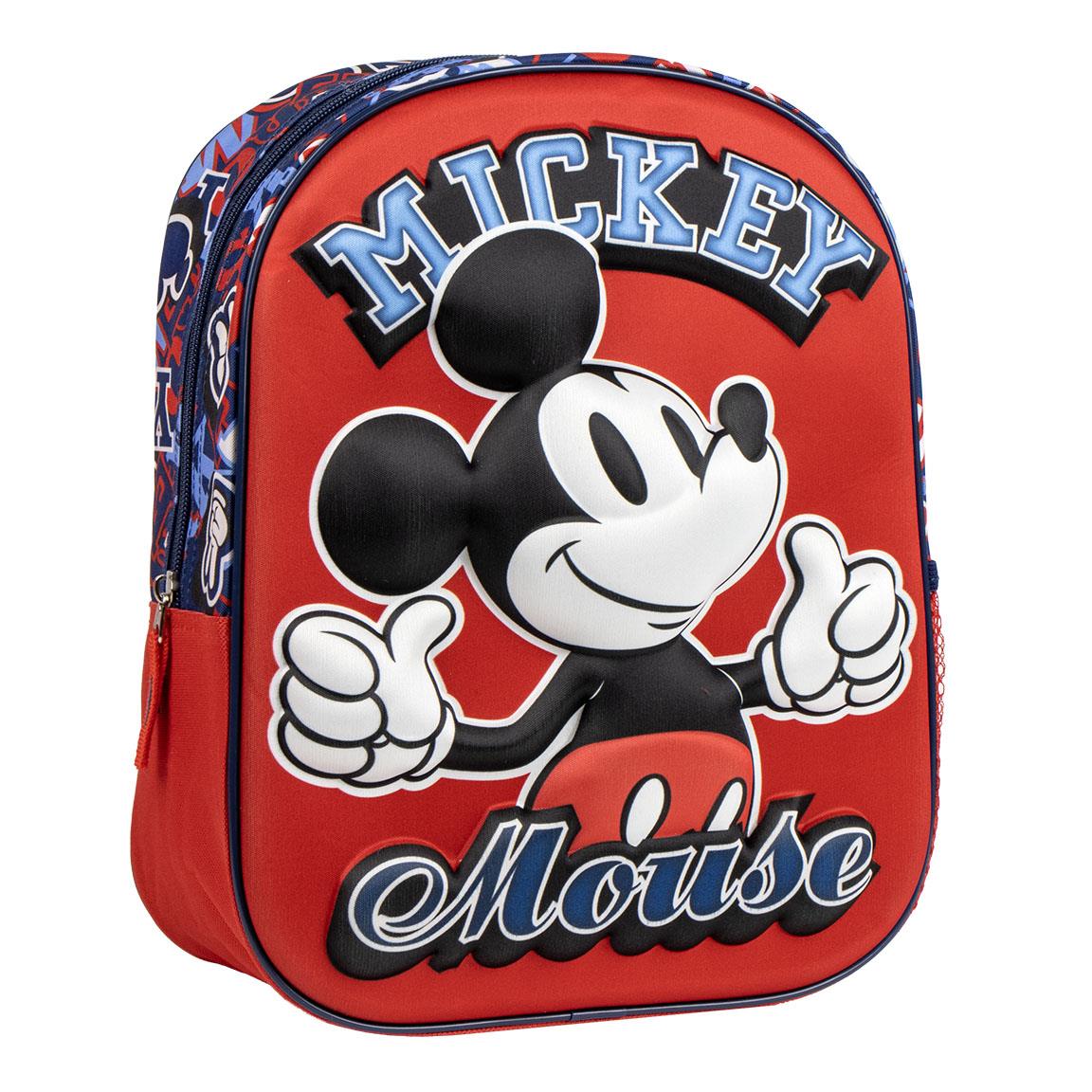 Mickey Mouse 3D Rygsæk Rød (31 x 25 x 10 cm) | Mickey Mouse Taske / Pung - Temashop