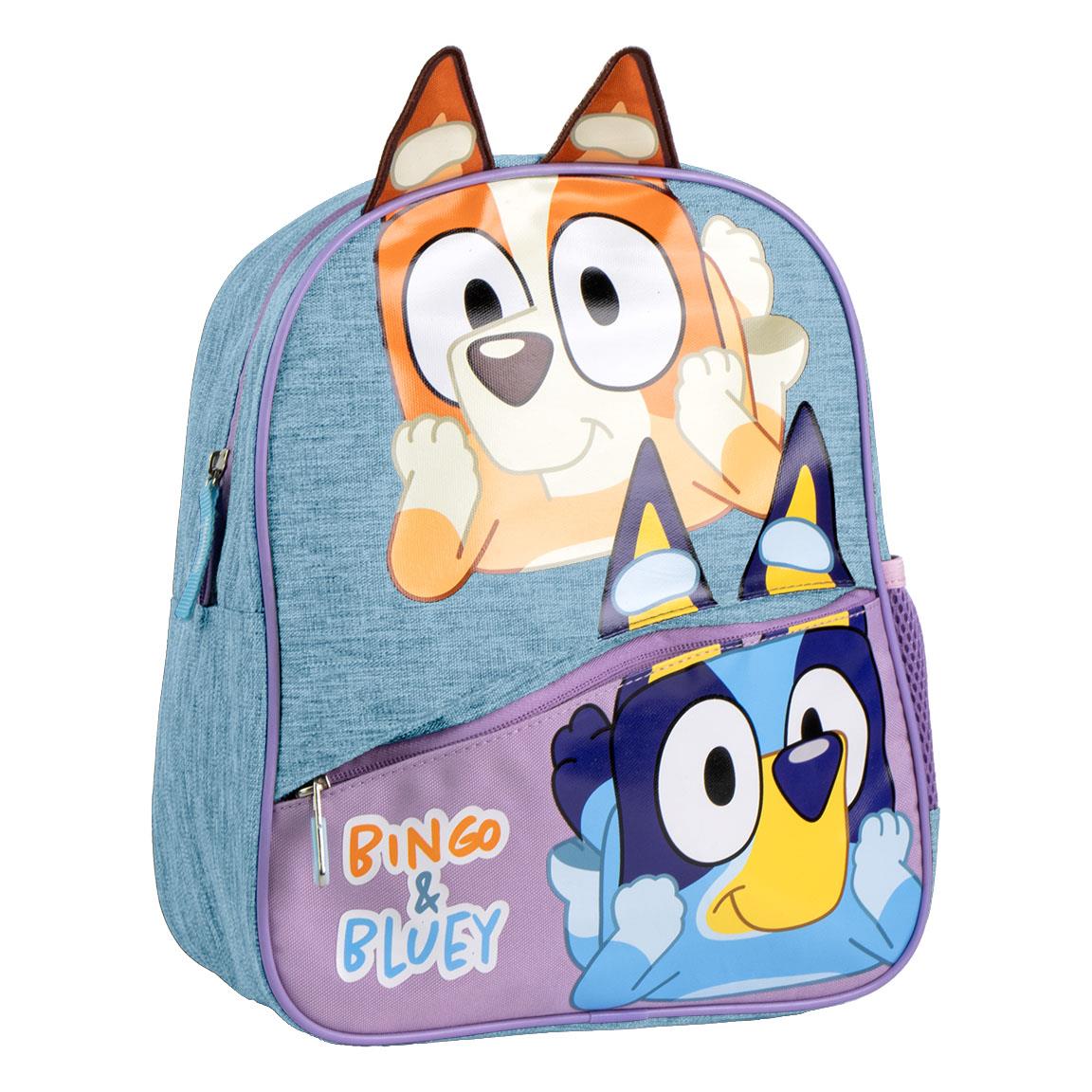 Bluey Bingo & Bluey Rygsæk Blå (30 x 15,5 x 10 cm) | Bluey Taske / Pung - Temashop