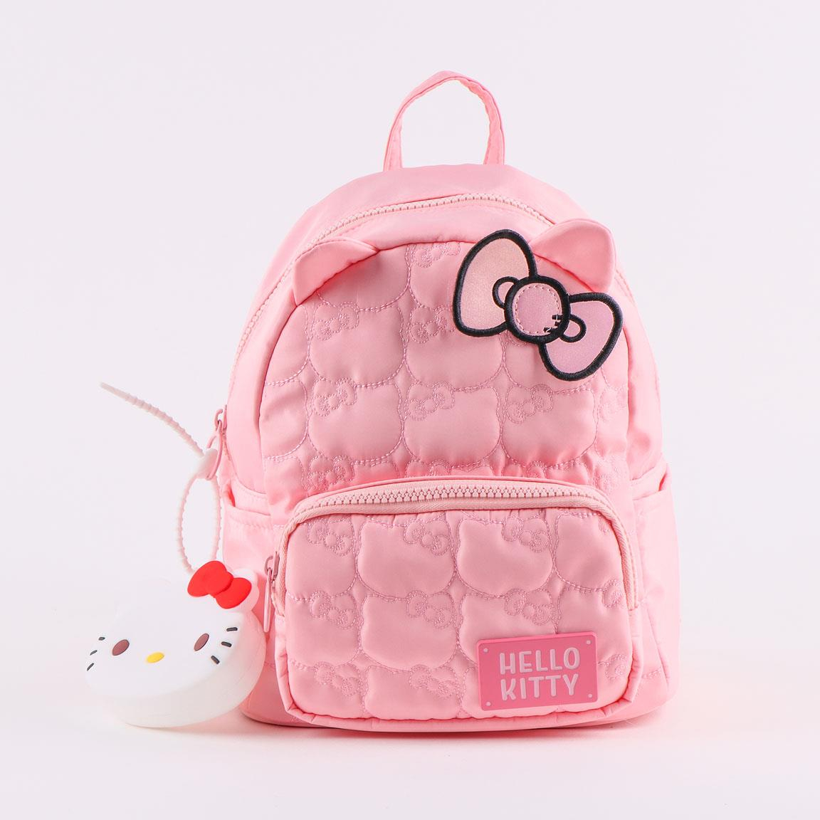 Hello Kitty Mønstret Rygsæk Lyserød (26 x 21 x 16 cm) | Hello Kitty Taske / Pung - Temashop