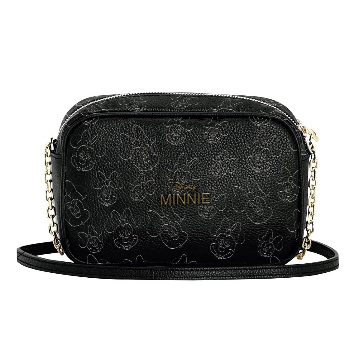 Minnie Mouse Faux-Læder Skuldertaske (21,5 x 12,5 x 8 cm) | Minnie Mouse Taske / Pung - Temashop