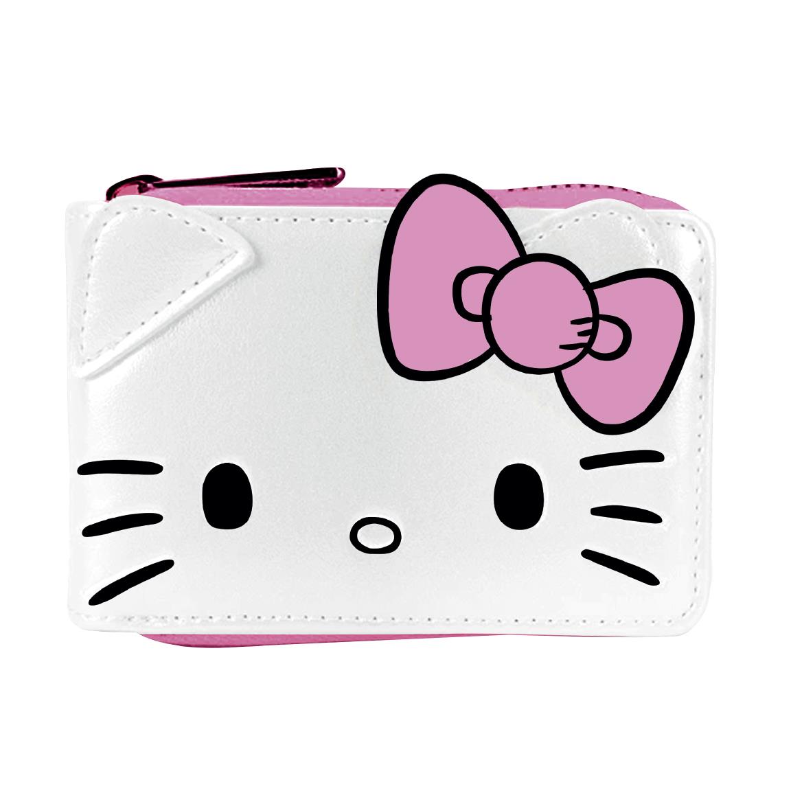Hello Kitty Pung Hvid (15 x 9 x 2,5 cm) | Hello Kitty Taske / Pung - Temashop
