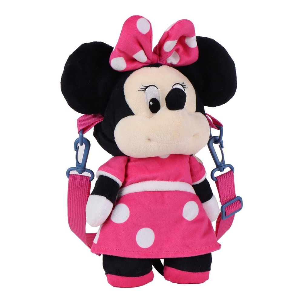 Minnie Mouse Plys Rygsæk (18 x 34 x 11 cm) | Minnie Mouse Taske / Pung - Temashop